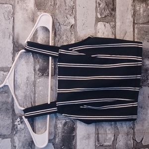 Two piece navy blue set